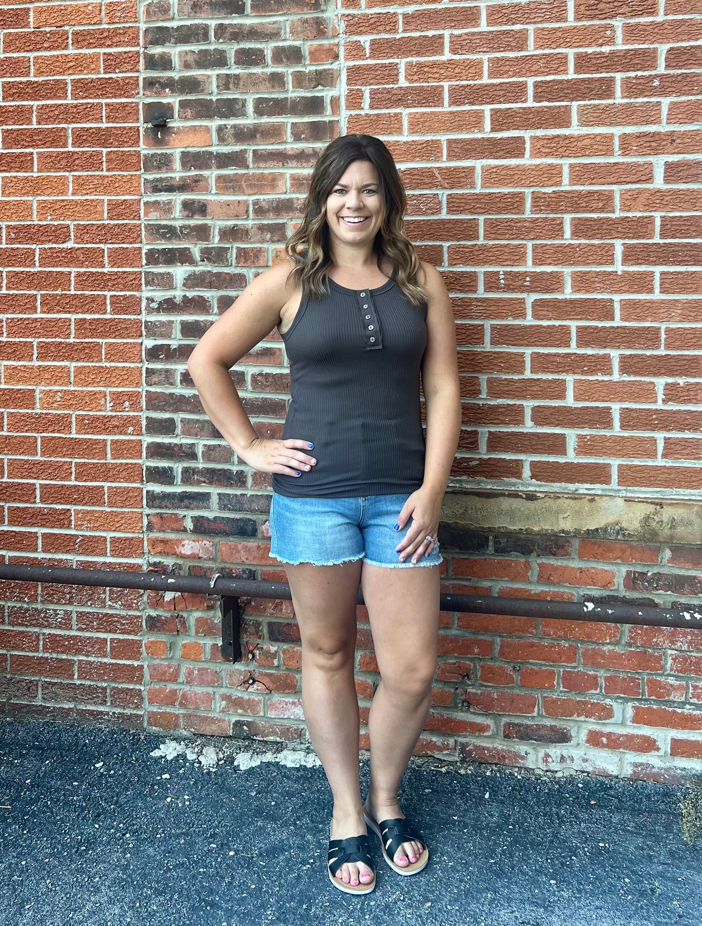The Nyla Ribbed Tank