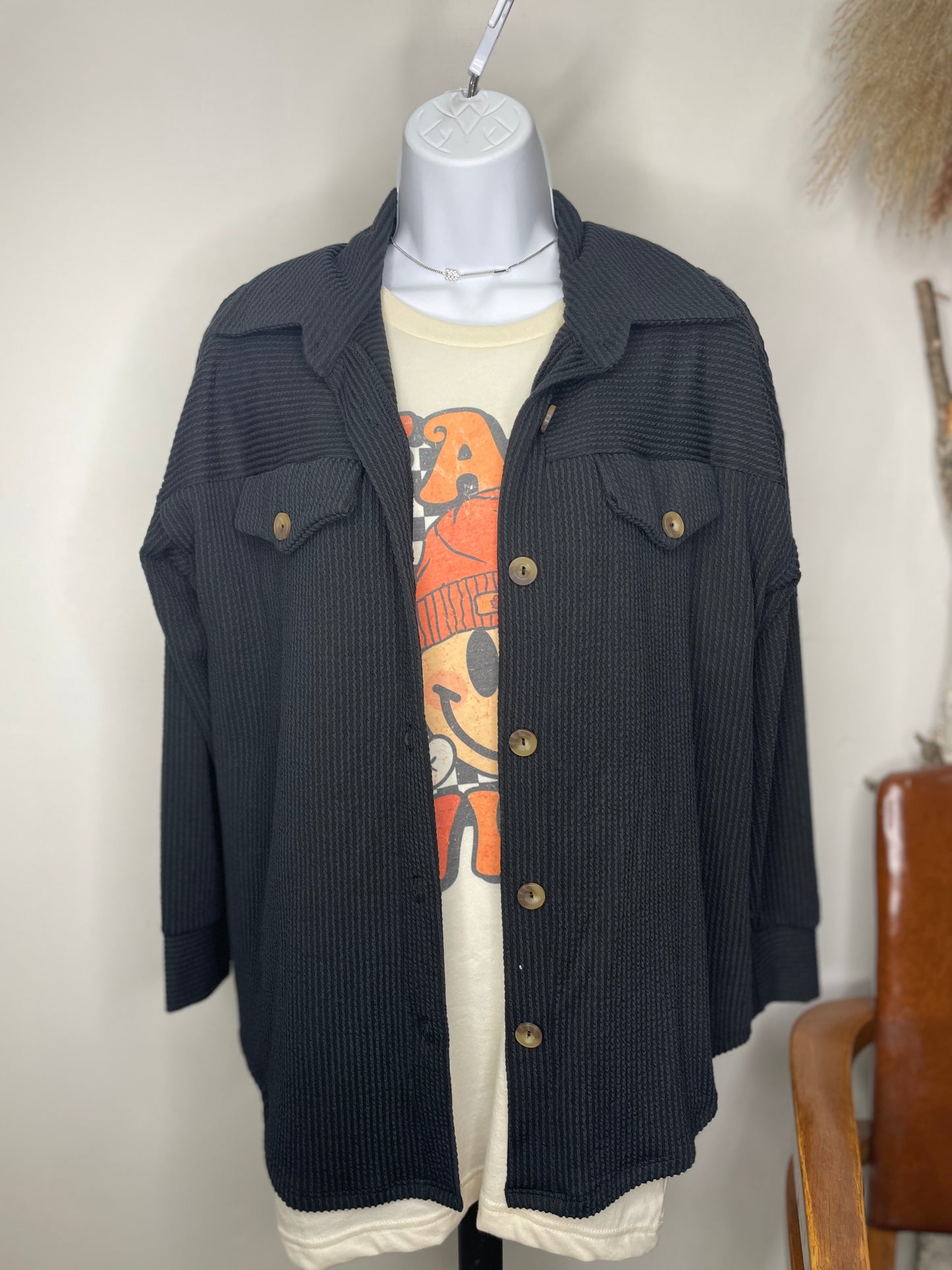 The Raelle Ribbed Lightweight Jacket