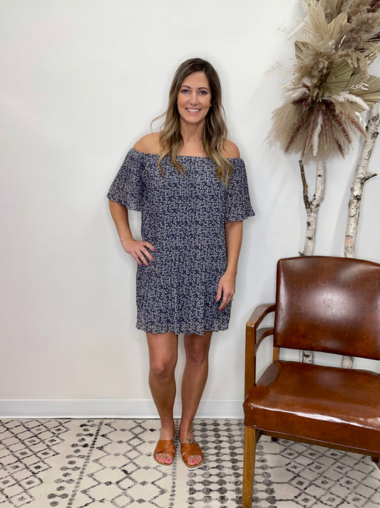 The Off The Shoulder Floral Dress