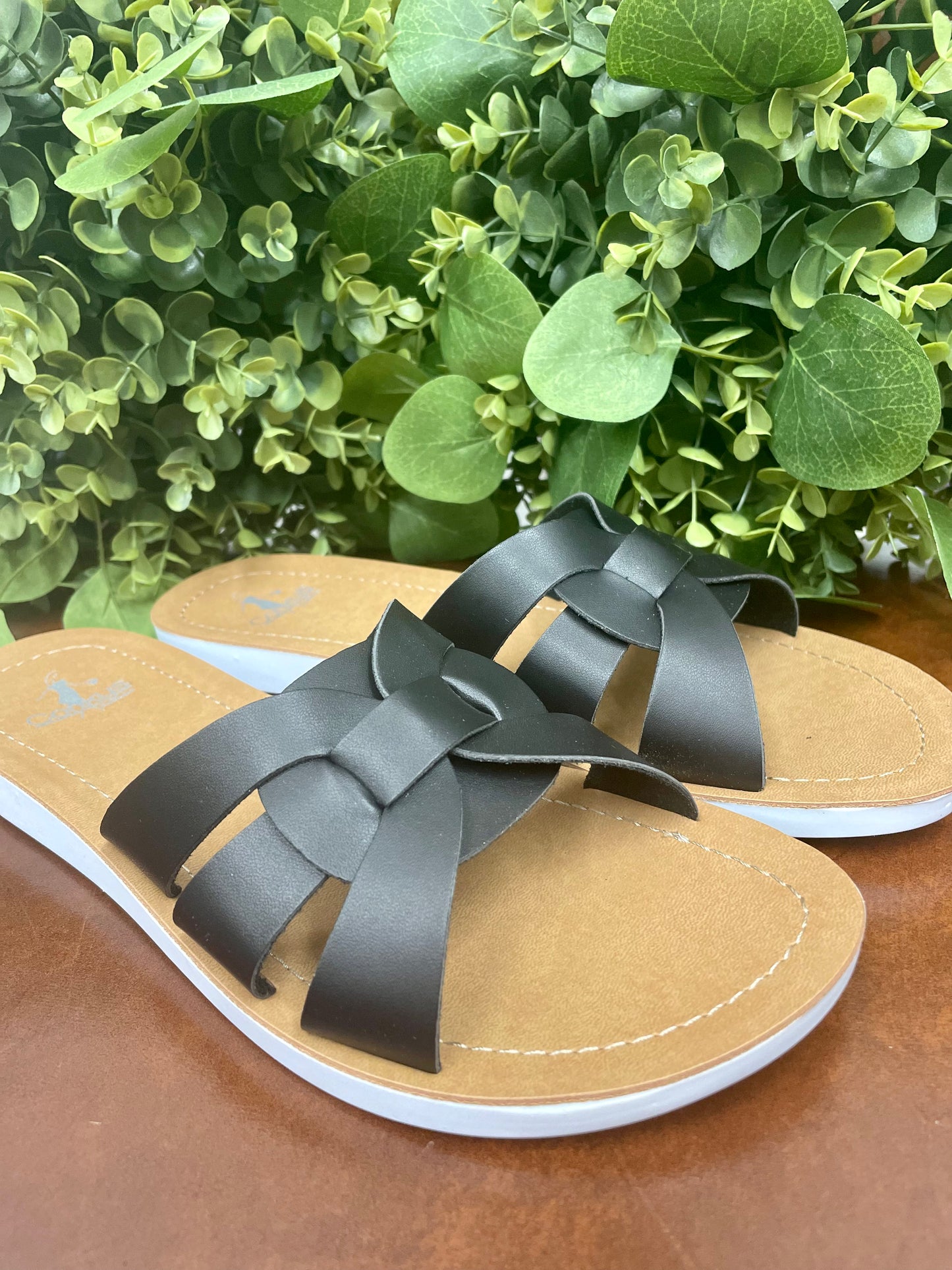 The Armani Slip On Sandal