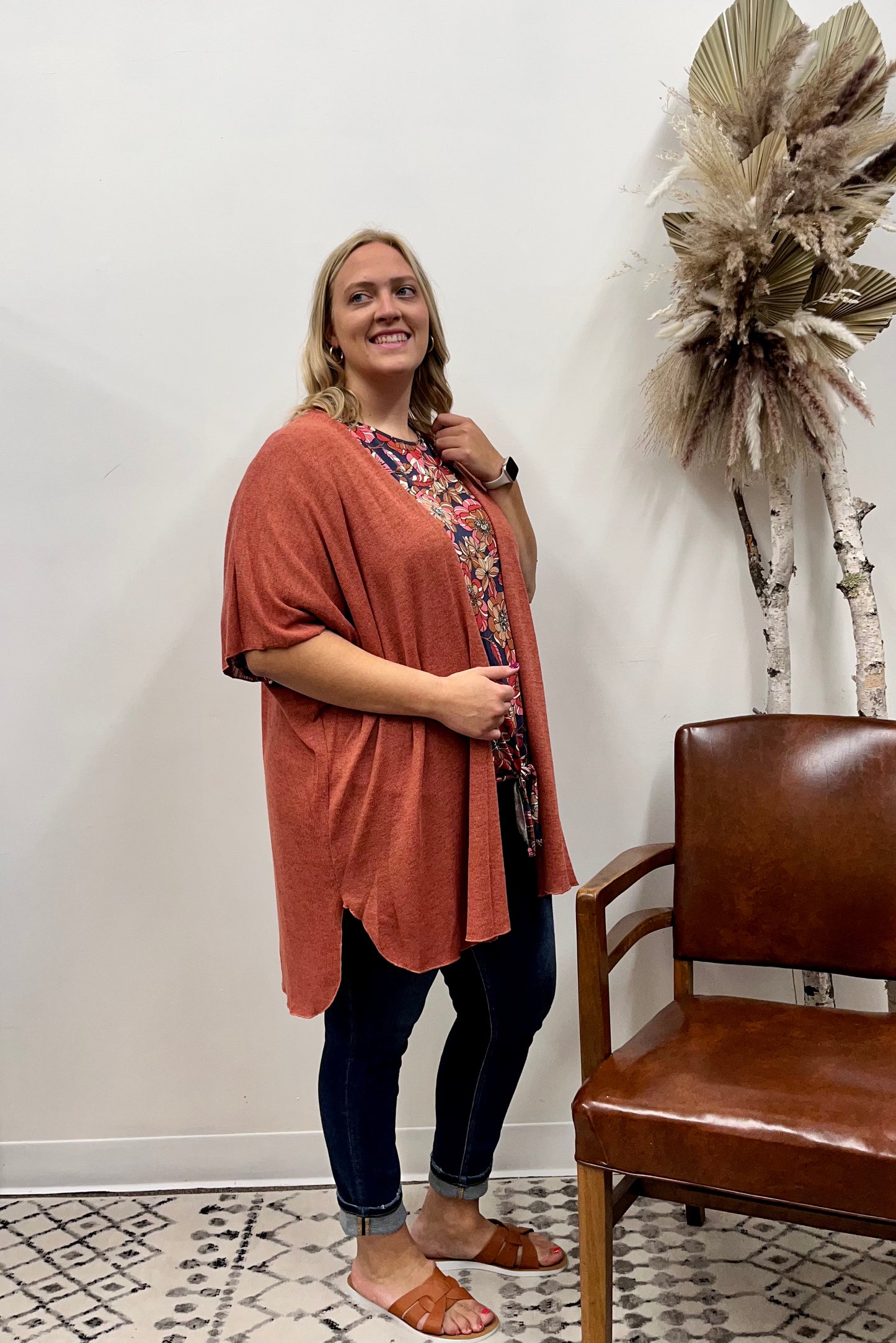 The Karol Curvy Cardigan