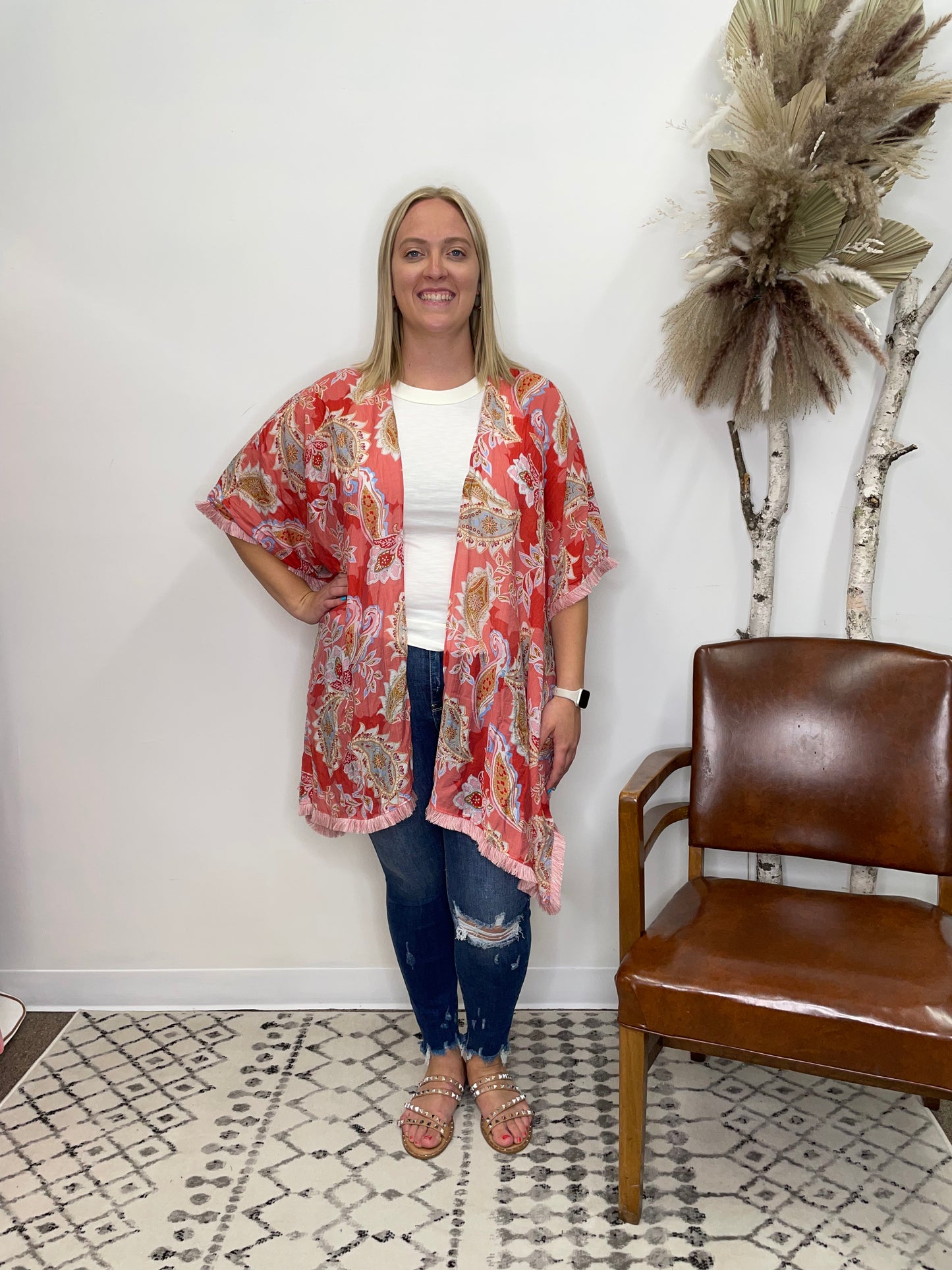 The Avis Curvy Kimono