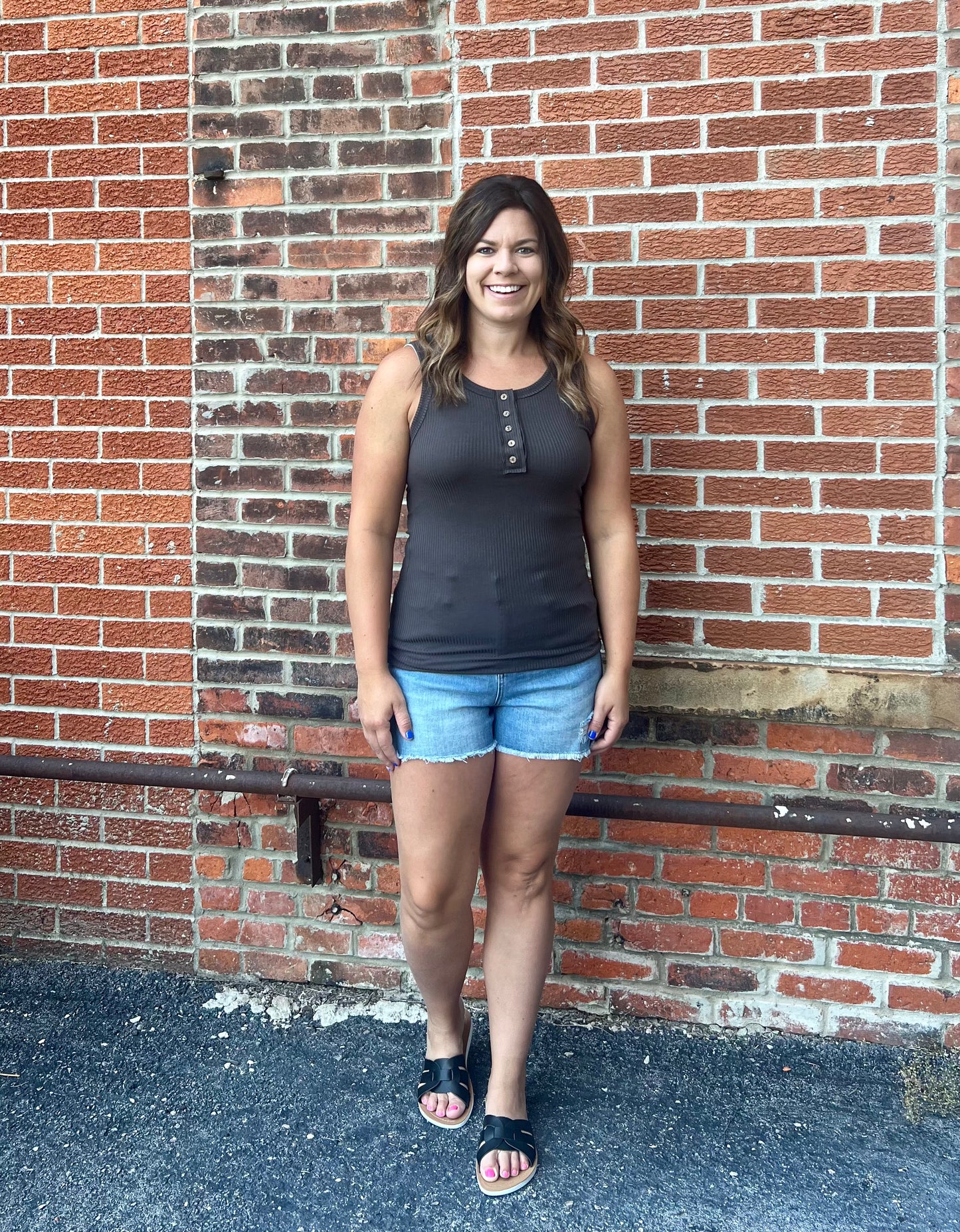 The Nyla Ribbed Tank