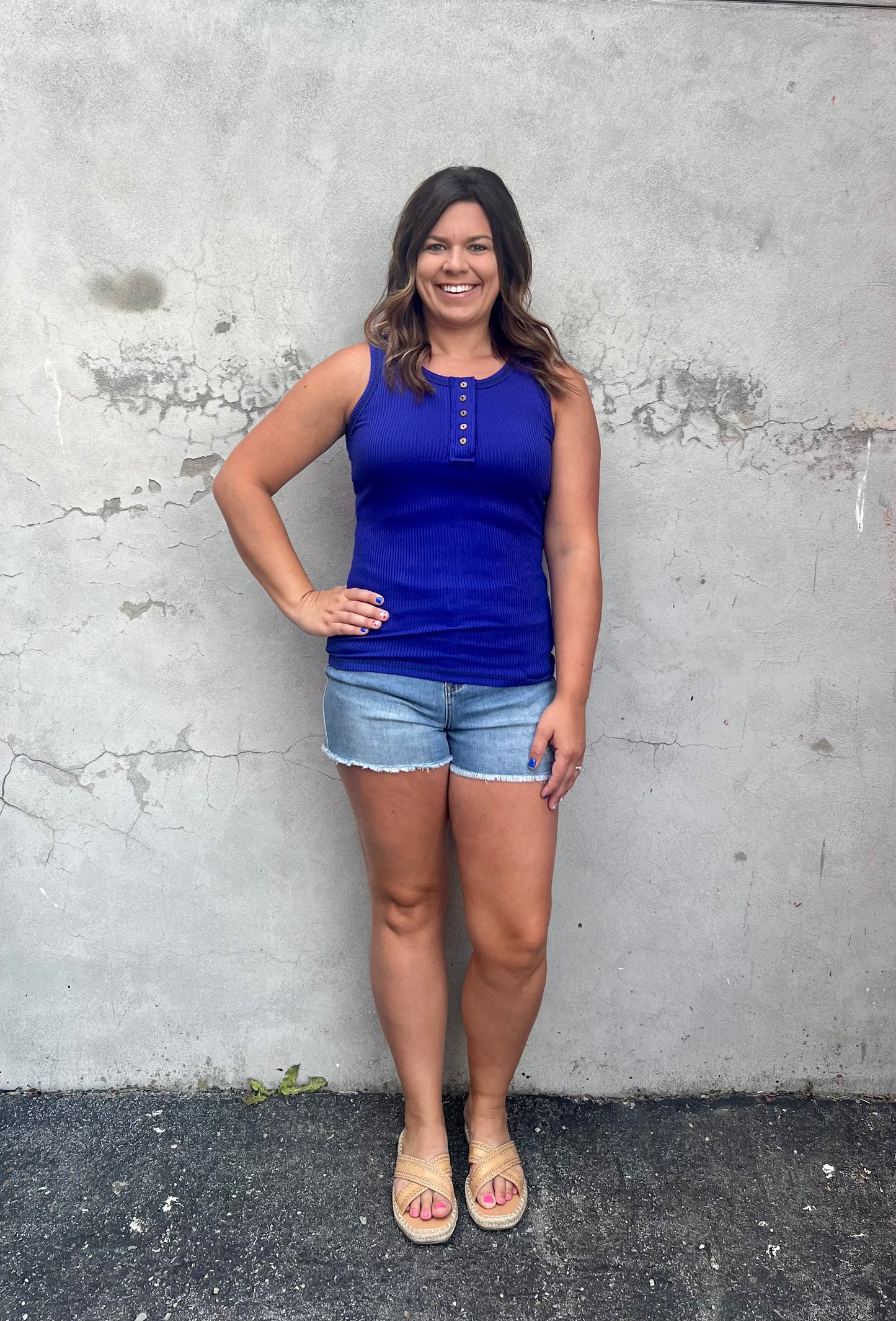 The Nyla Ribbed Tank