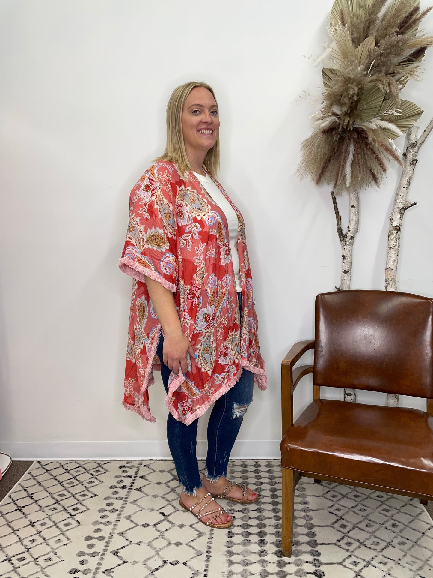 The Avis Curvy Kimono