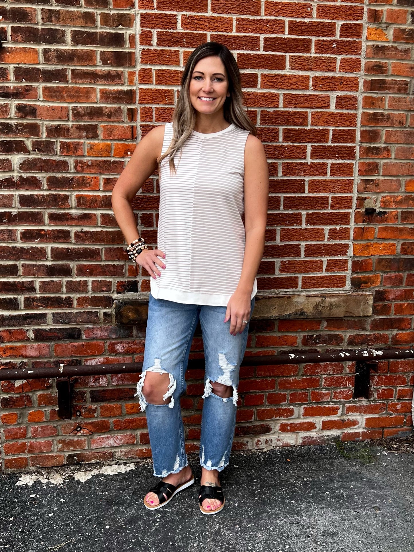 The Bay Ridge High Rise Straight Denim