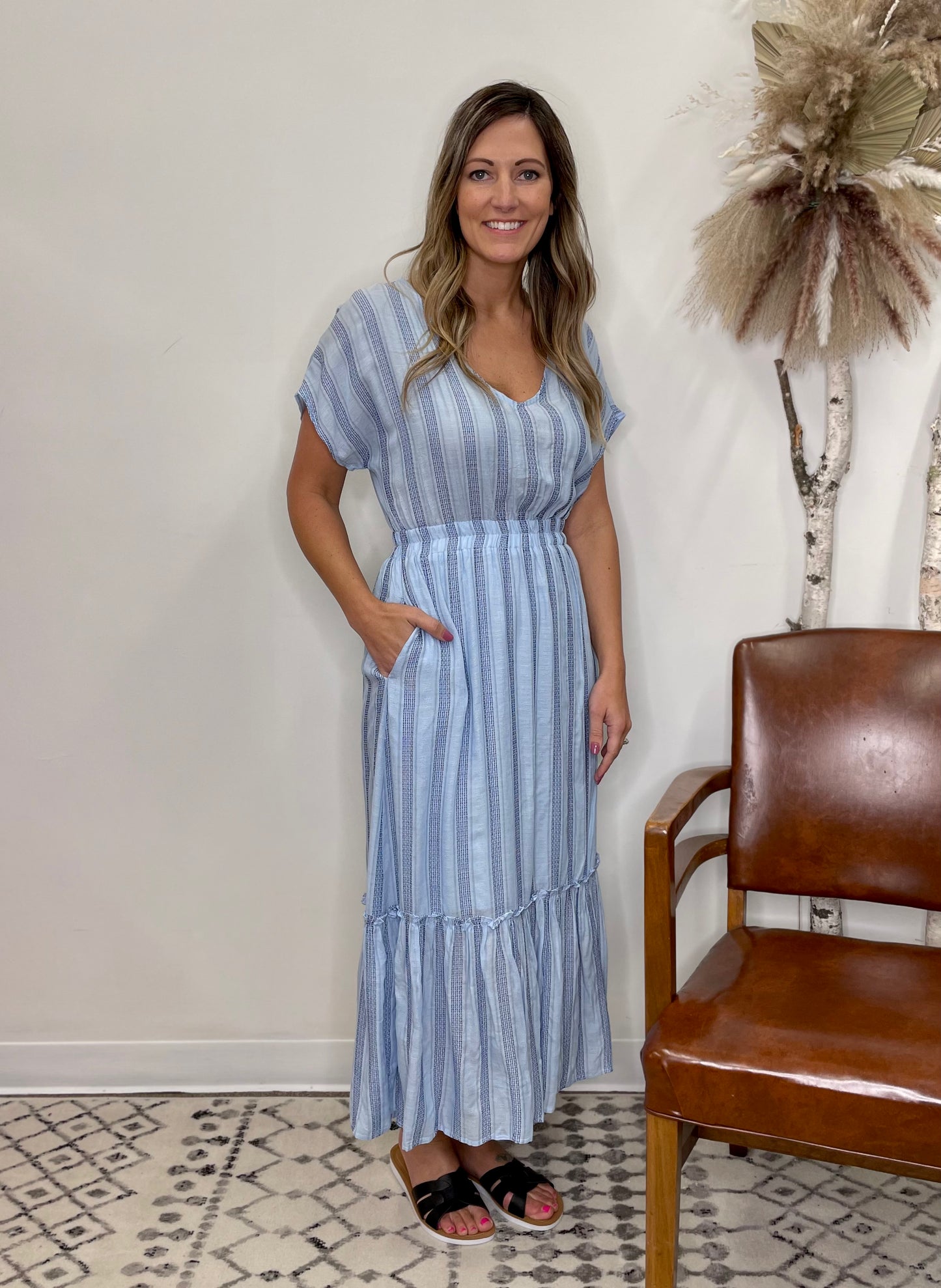 The Trinity Blue Dress