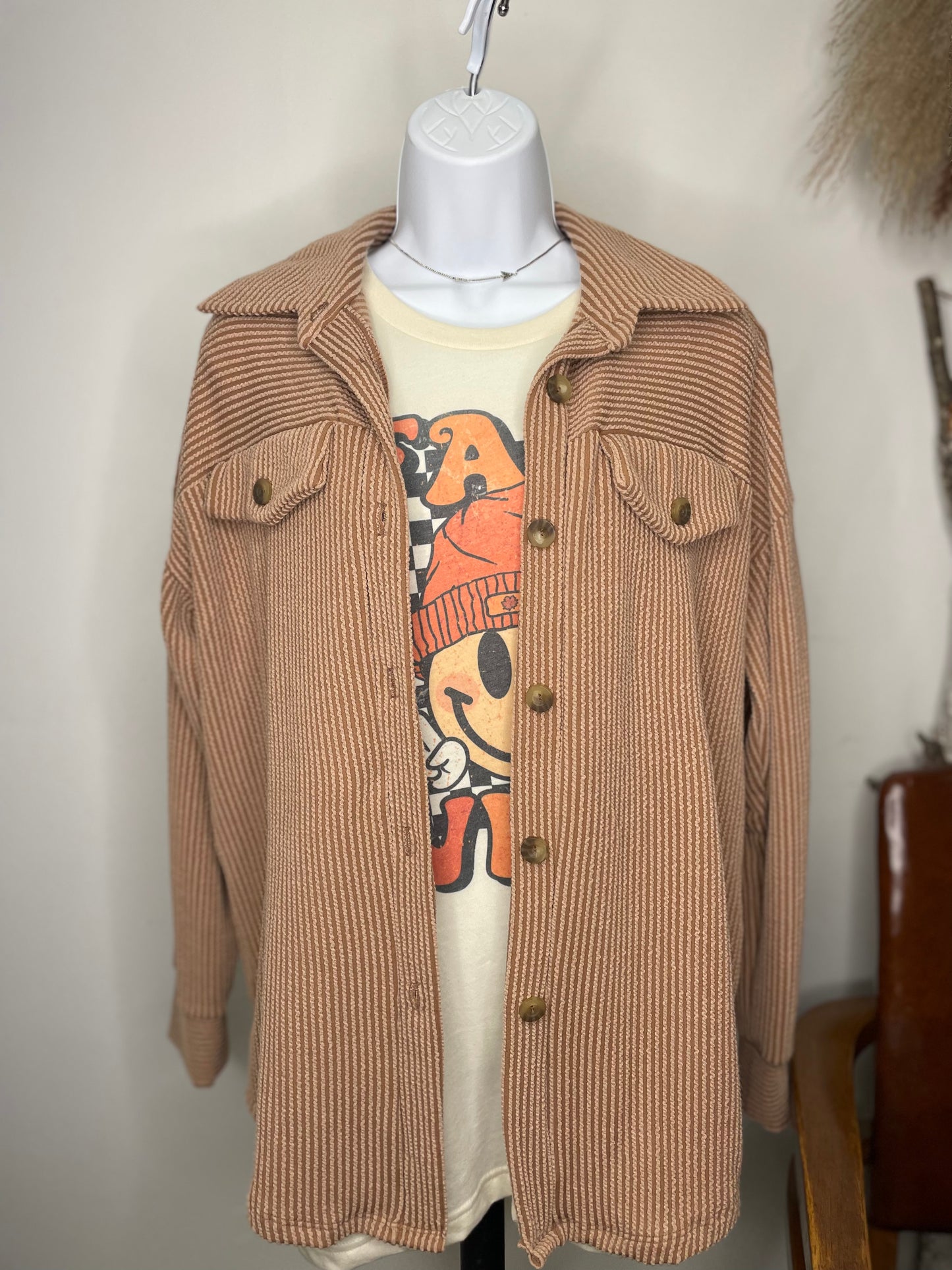 The Raelle Ribbed Lightweight Jacket