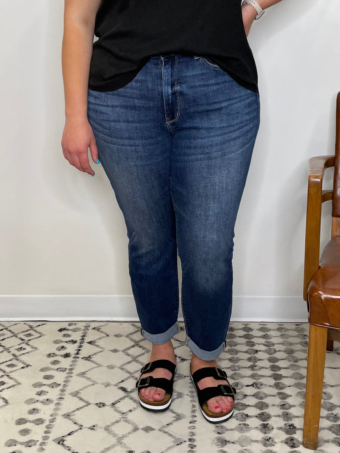 The Curvy Boyfriend Fit Judy Blue’s