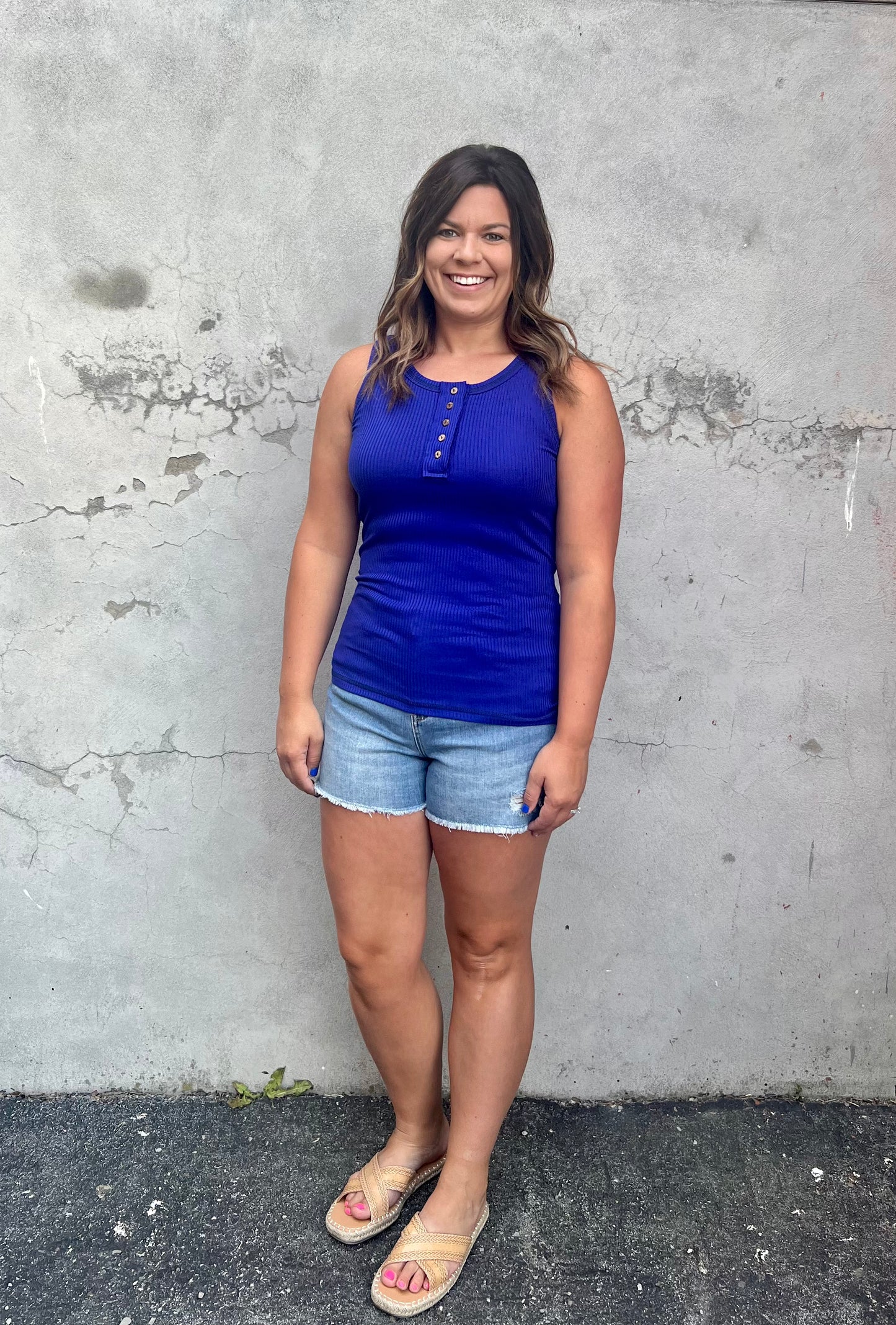 The Nyla Ribbed Tank