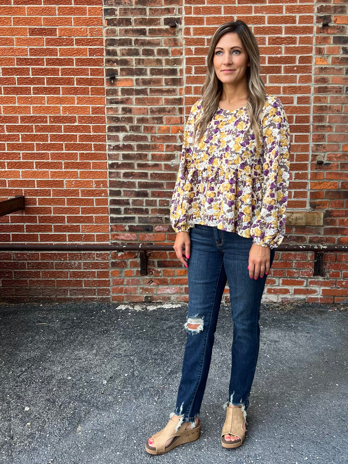The Leoma Floral Blouse