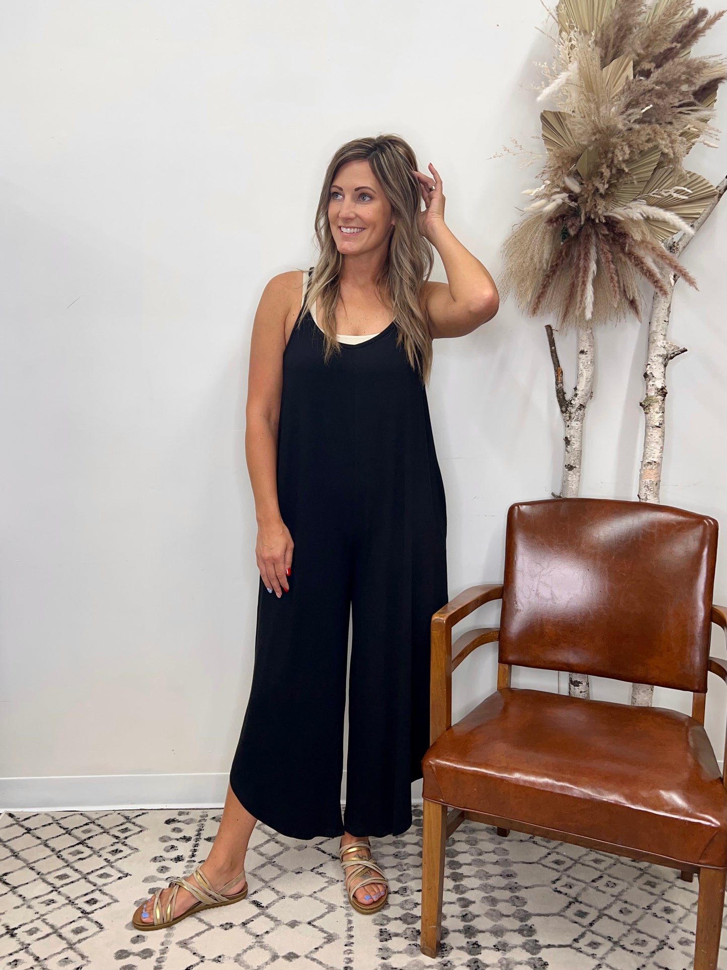 The Hampton Black Jumpsuit