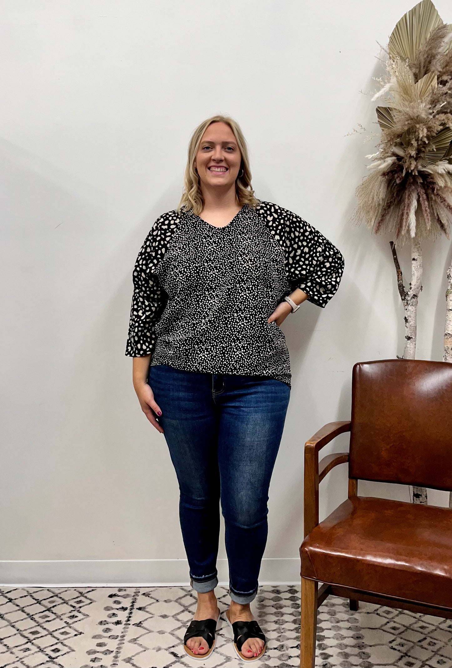 The Gazelle Curvy Blouse