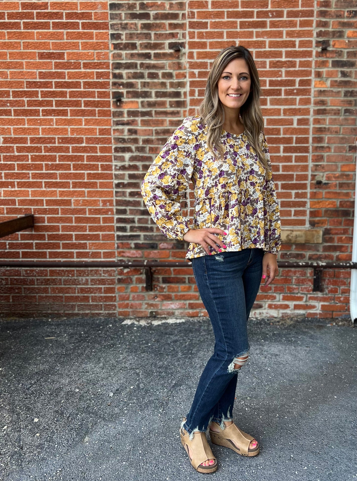 The Leoma Floral Blouse