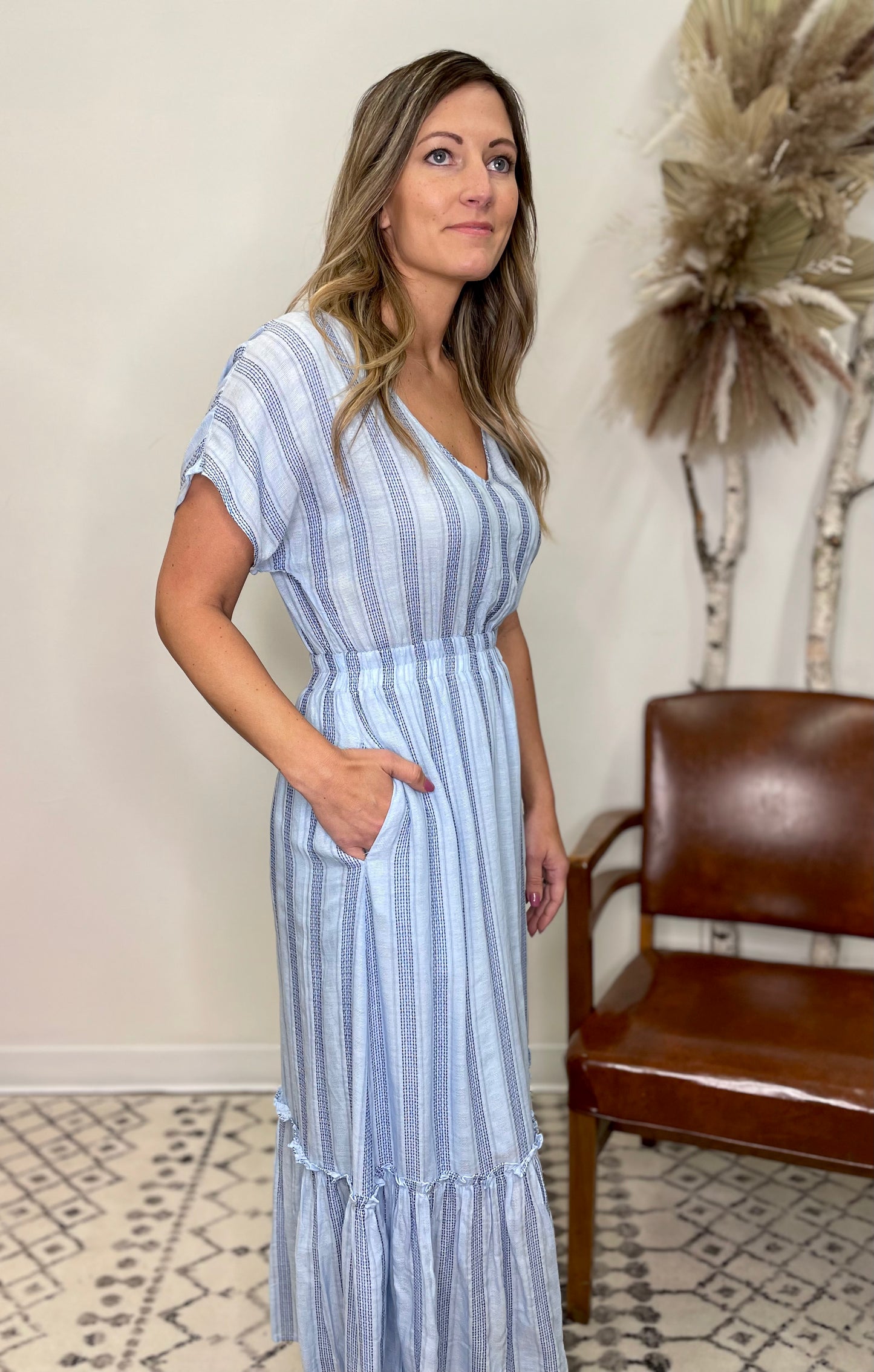 The Trinity Blue Dress
