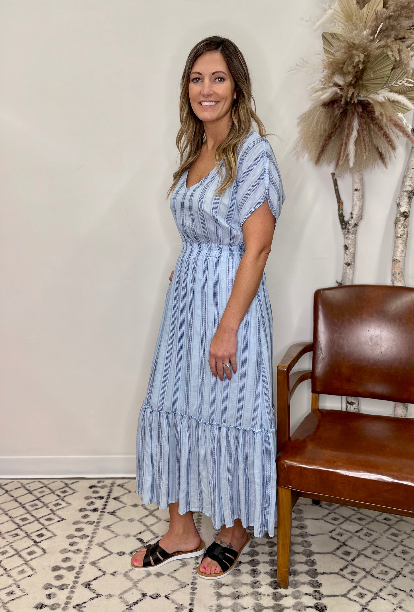 The Trinity Blue Dress