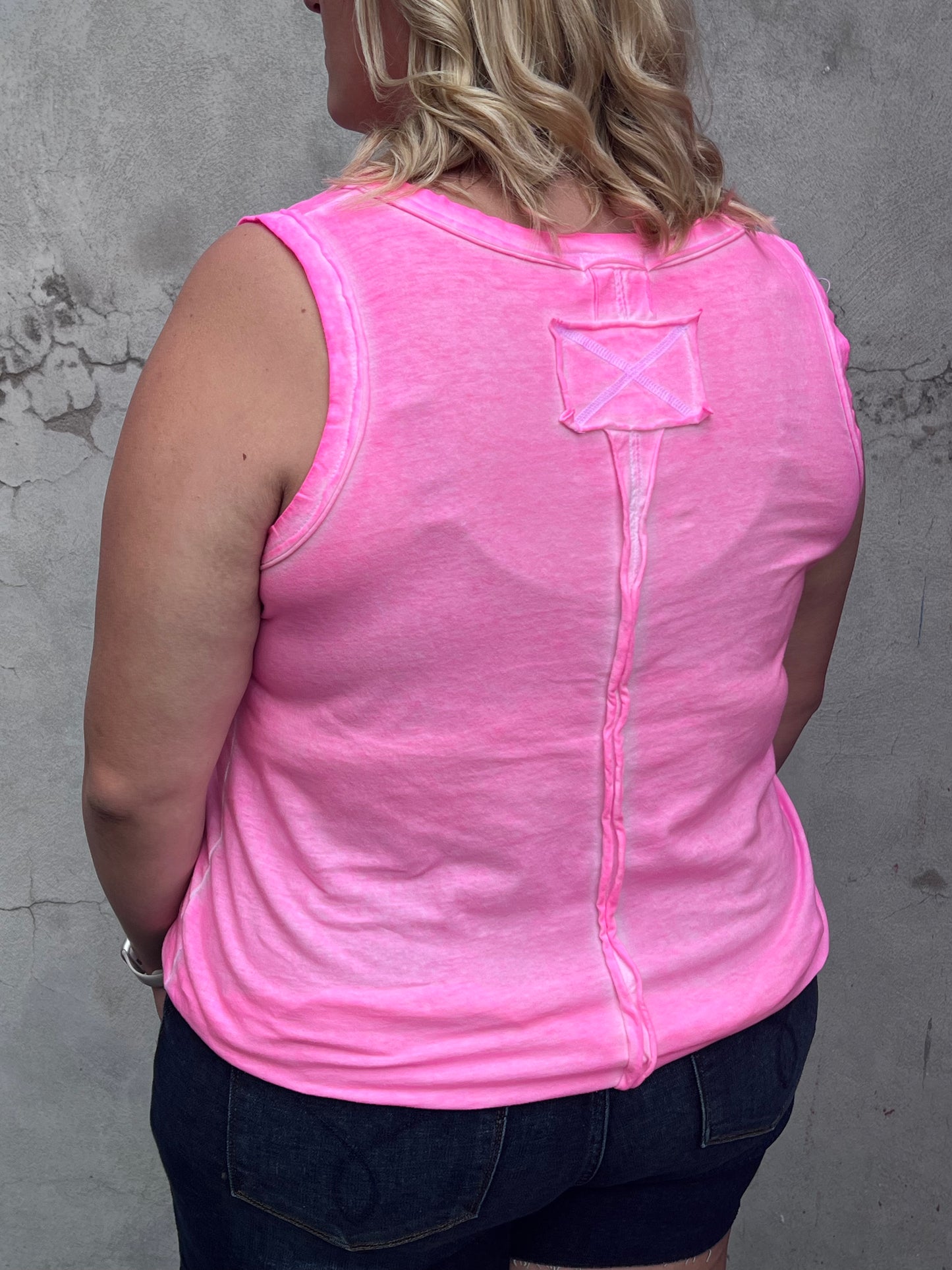 The Zora Curvy Tank Top