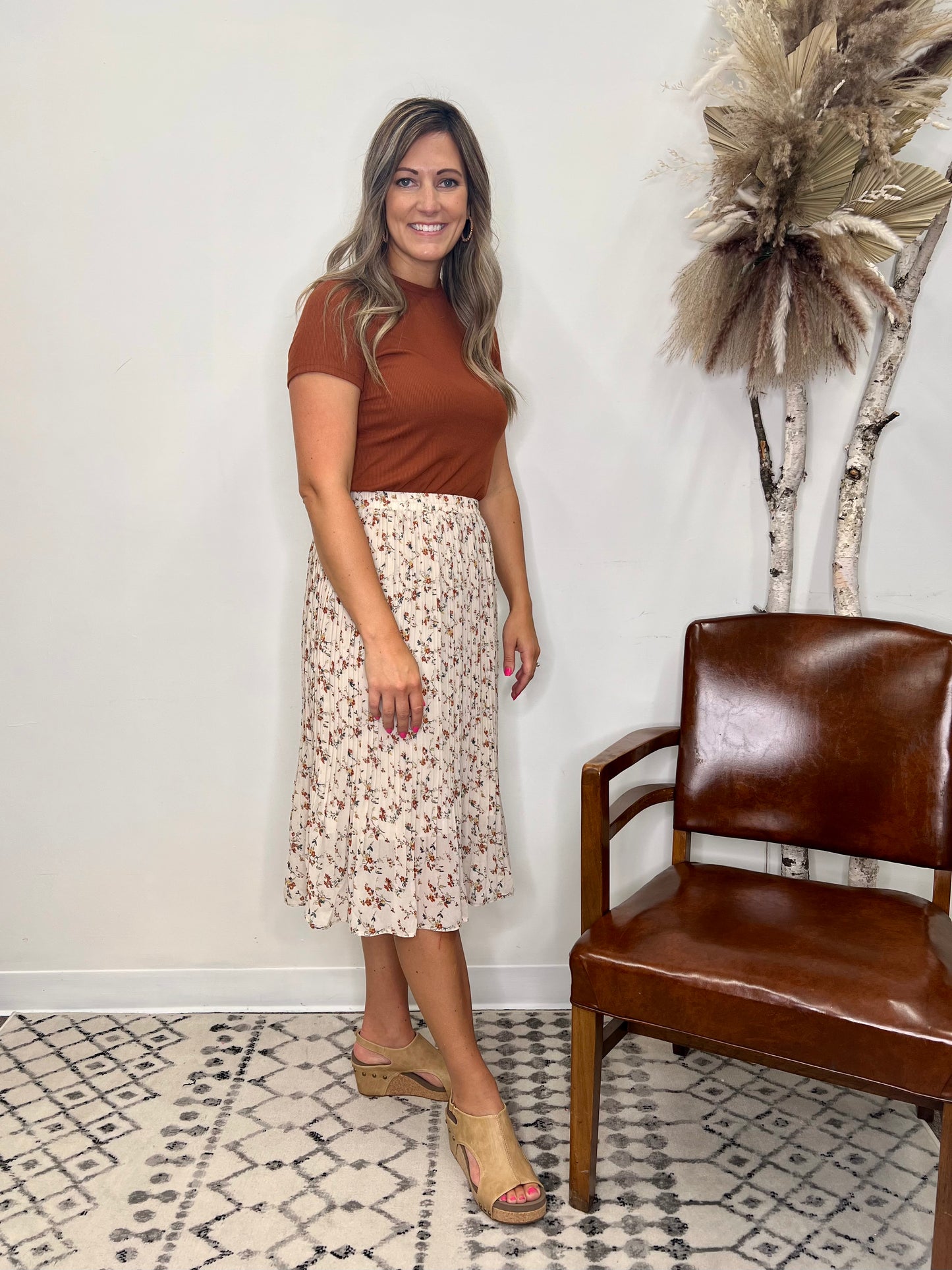 The Blossom Midi Skirt