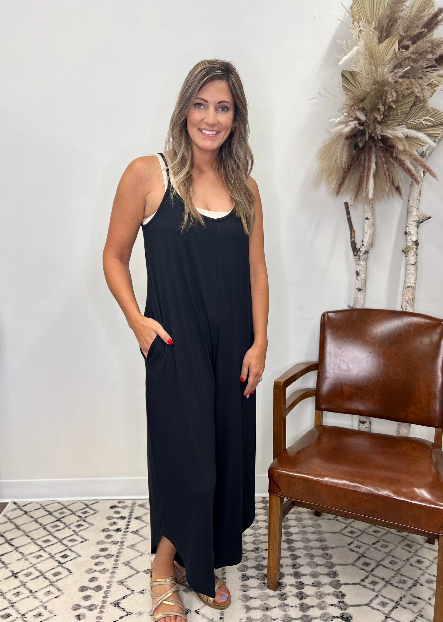 The Hampton Black Jumpsuit