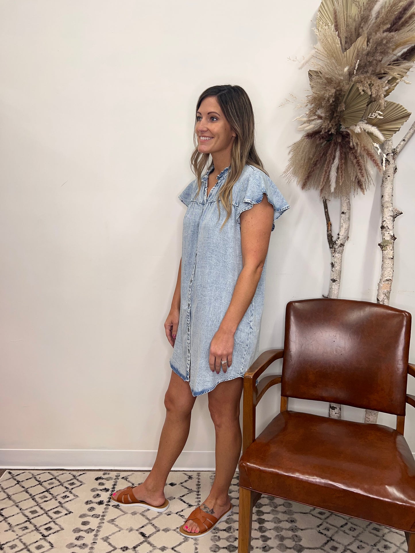 The Briella Denim Dress