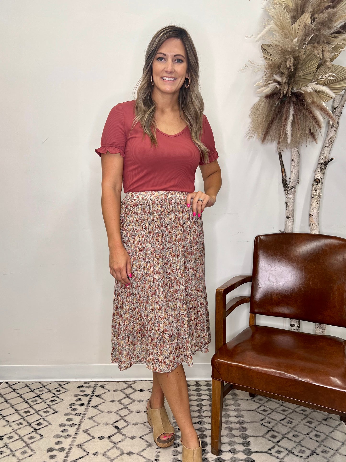 The Lylia Midi Skirt