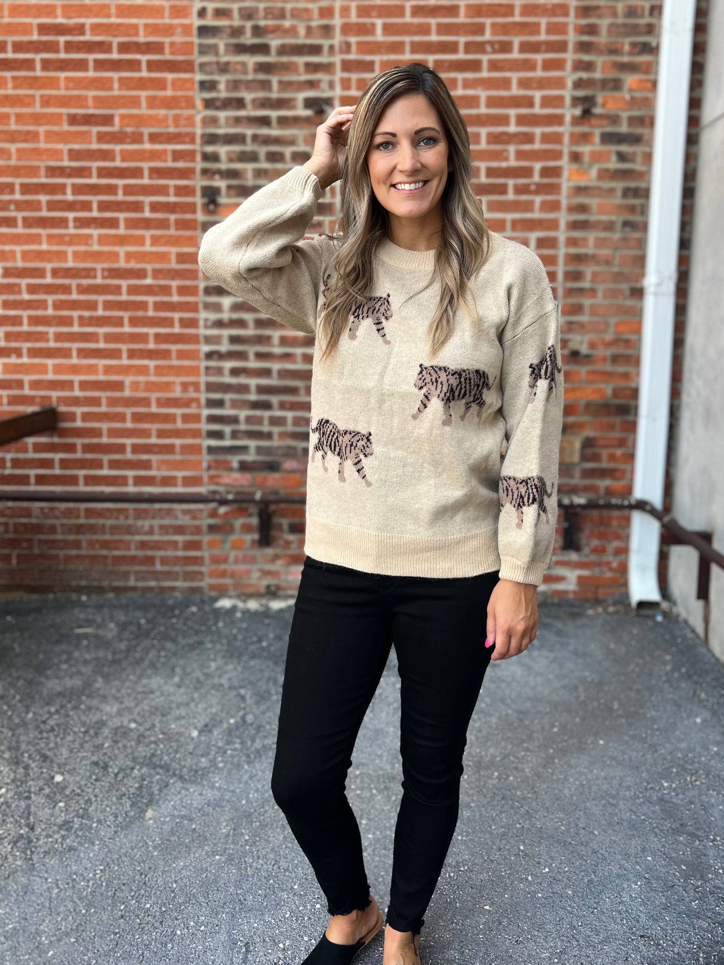 The Alanna Tiger Sweater