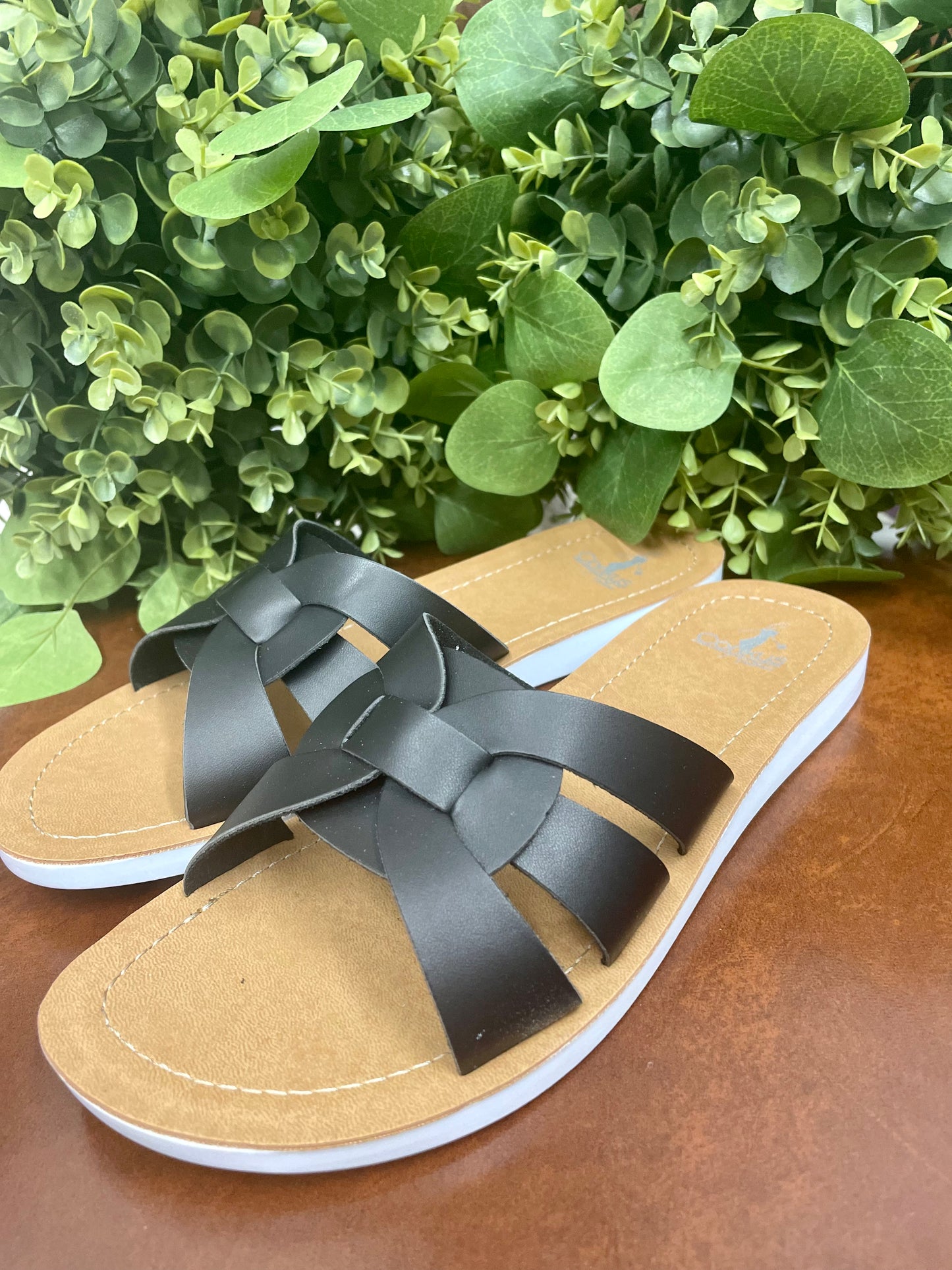 The Armani Slip On Sandal