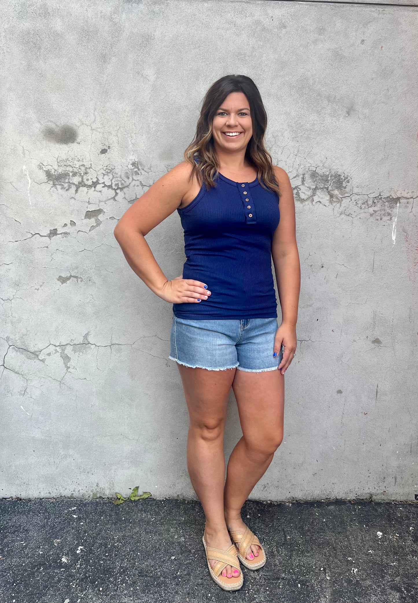 The Nyla Ribbed Tank