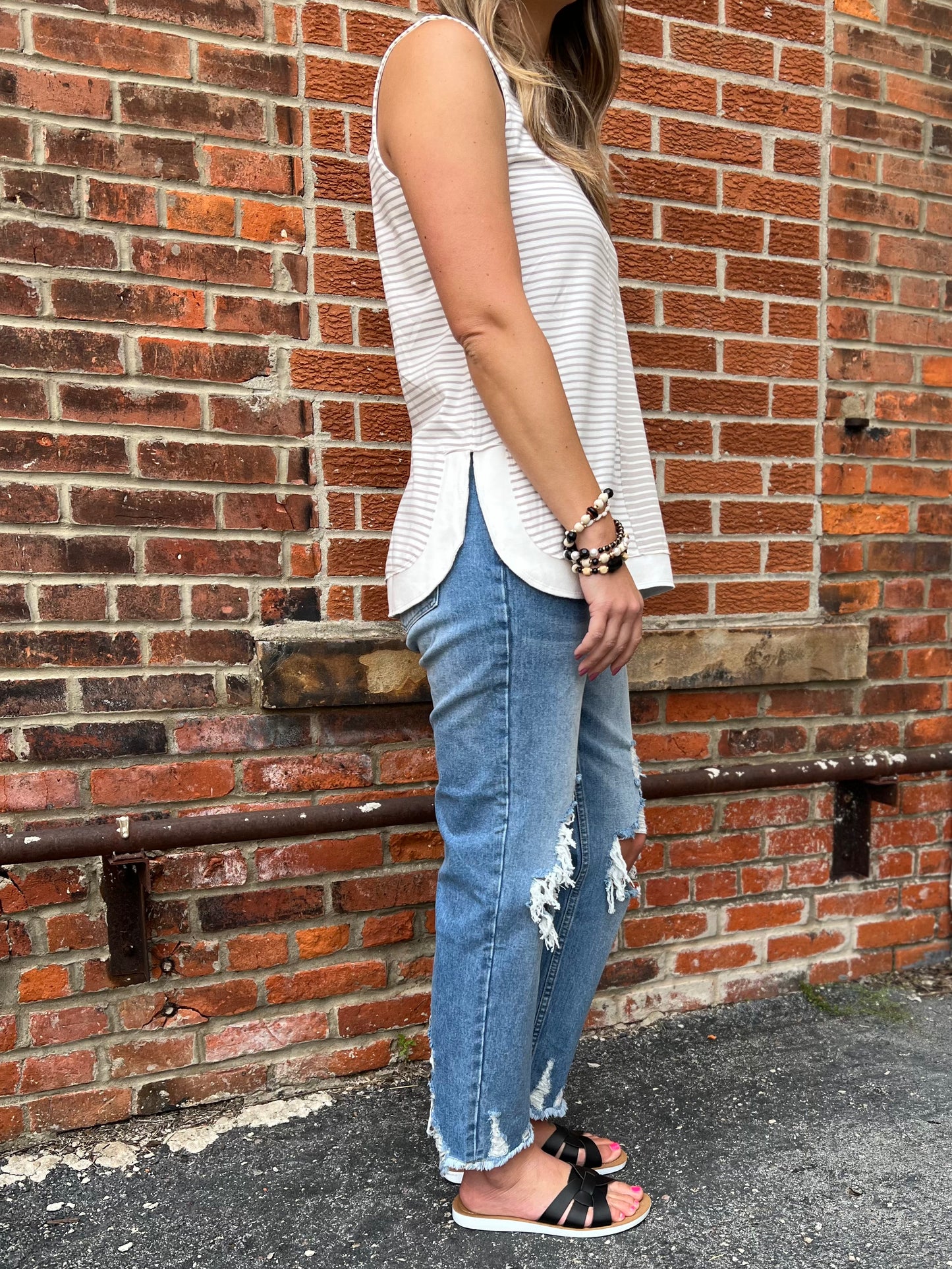 The Bay Ridge High Rise Straight Denim