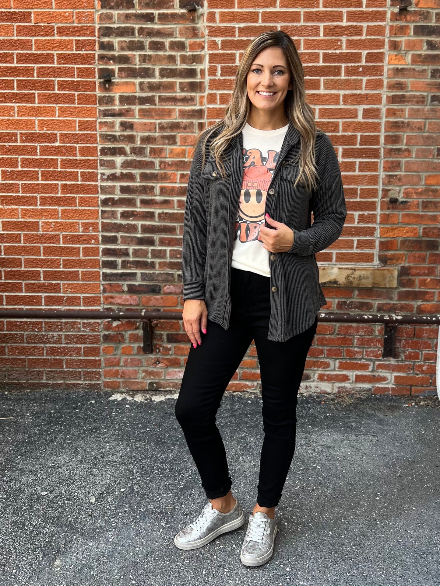 The Raelle Ribbed Lightweight Jacket