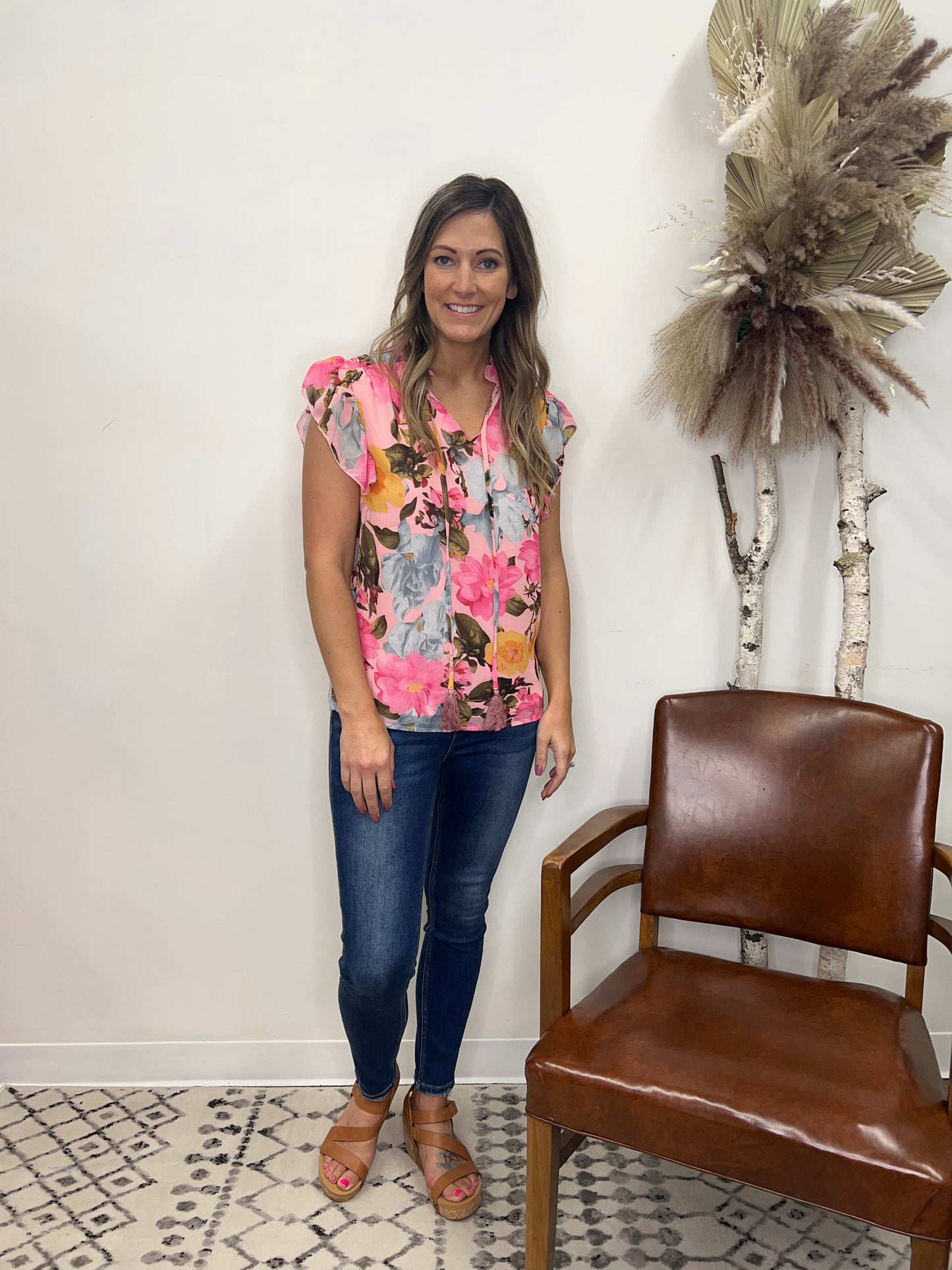 The Serena Floral Top