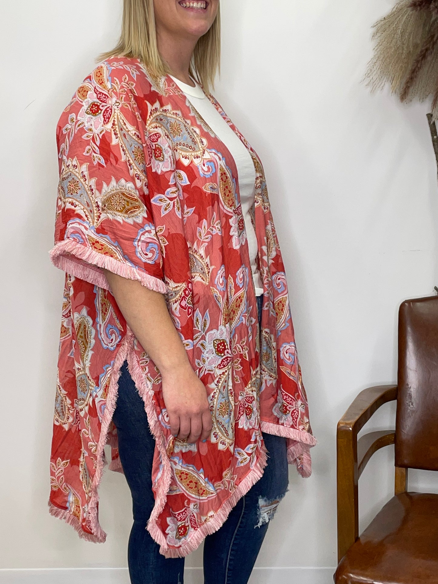The Avis Curvy Kimono