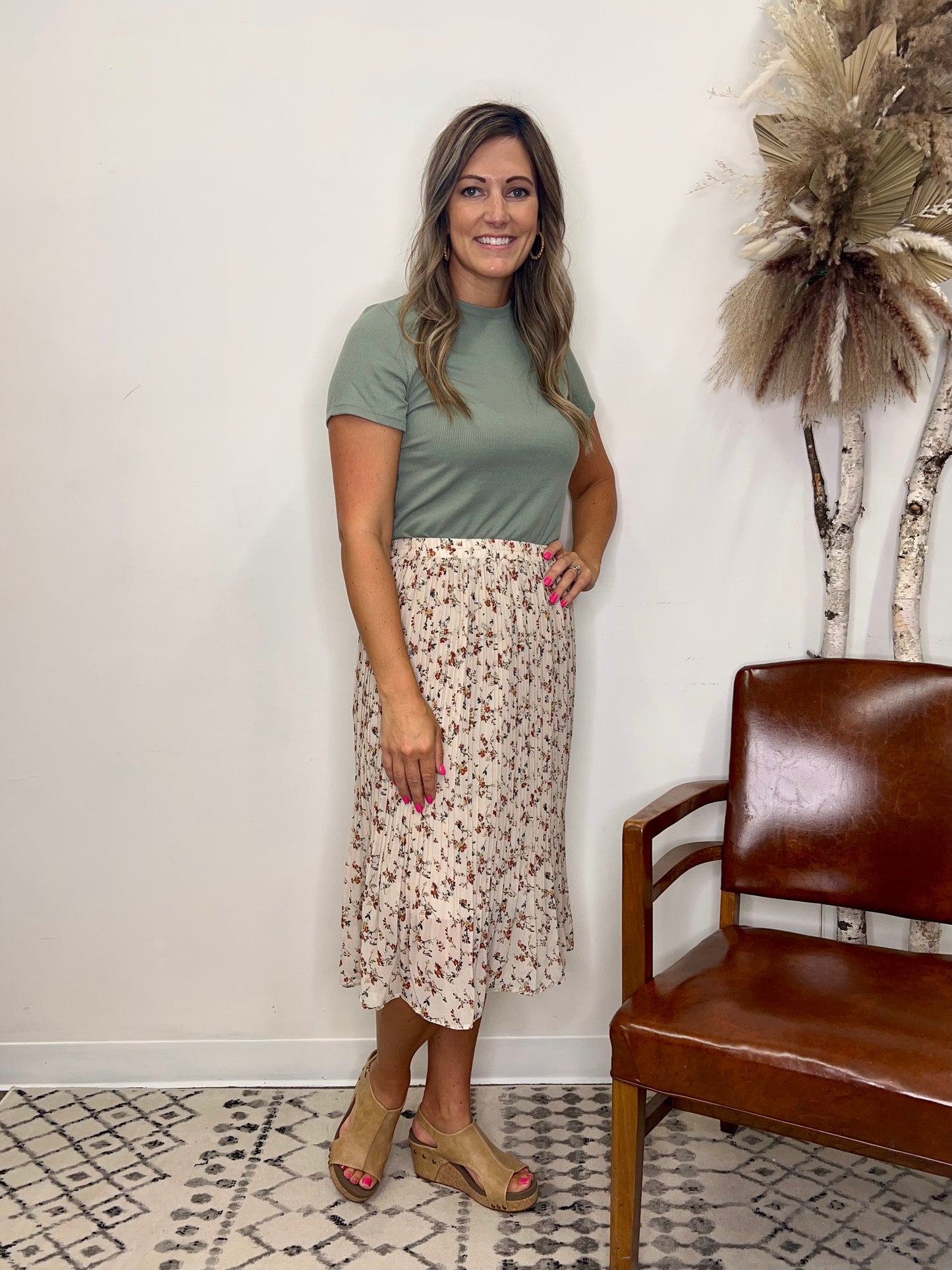 The Blossom Midi Skirt