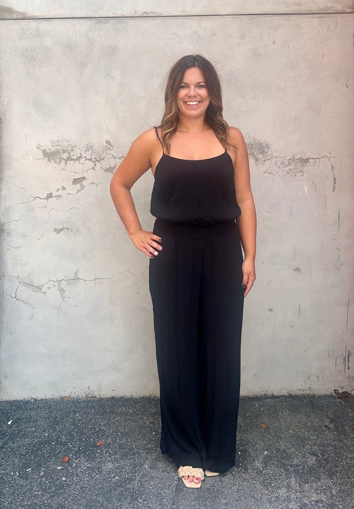 The Adelle Wide Leg Jumpsuit