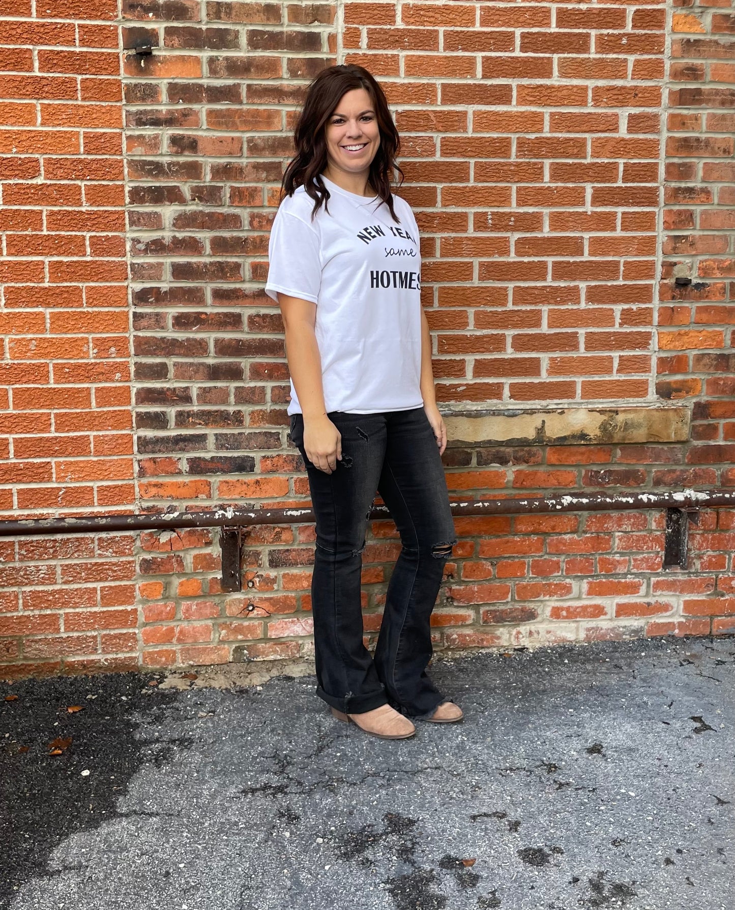 “New Year Same Hot Mess” Graphic Tee