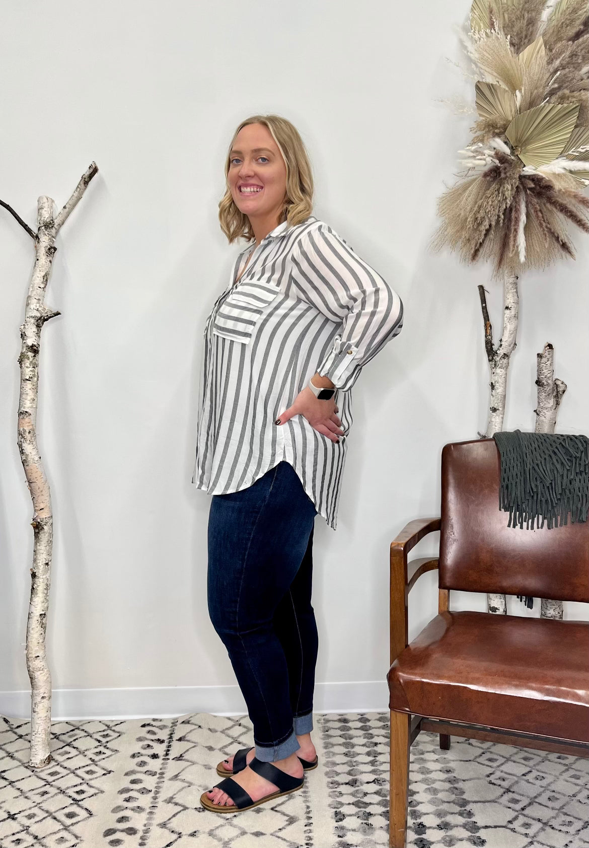 The Sariah Curvy Blouse