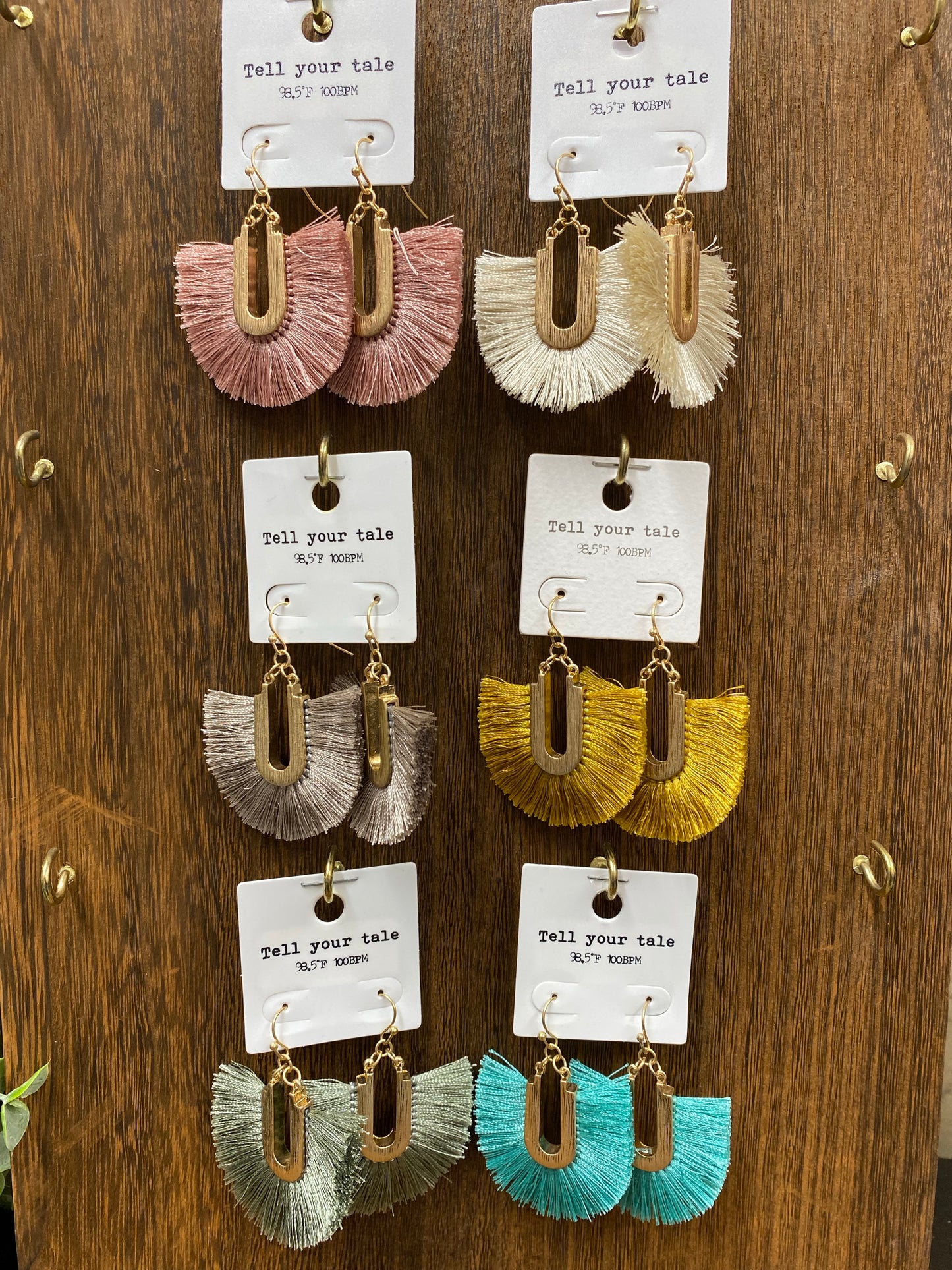 The Drop Down Fringe Earring