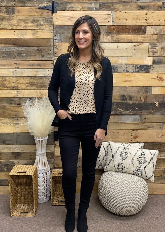 The Milli Black Cardigan
