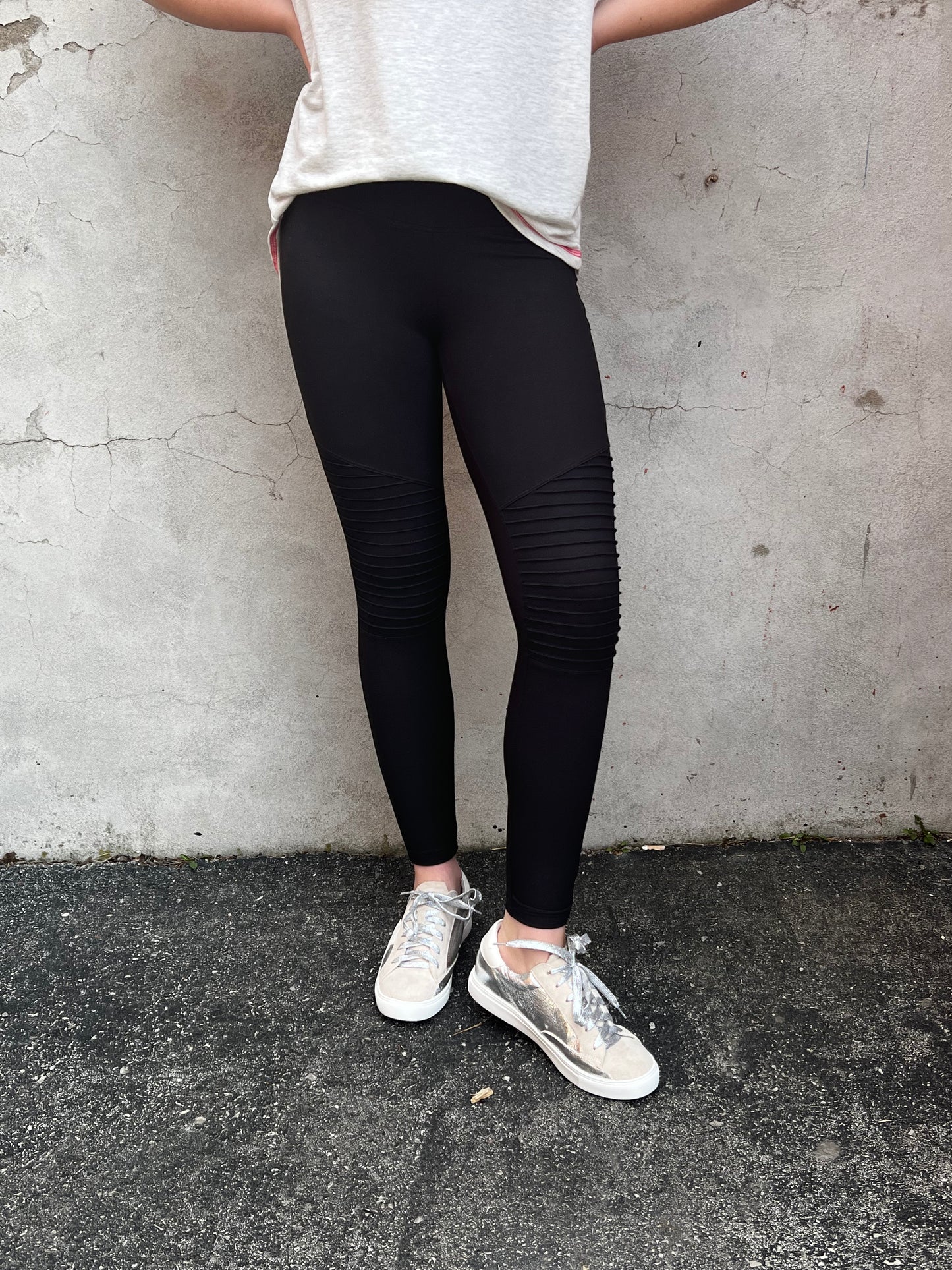 The Londra Moto Leggings