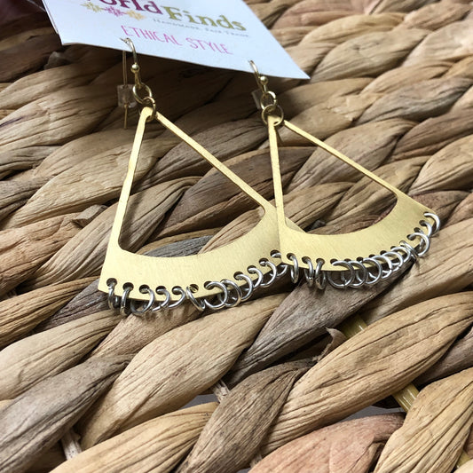 The Leila Triangular Earrings