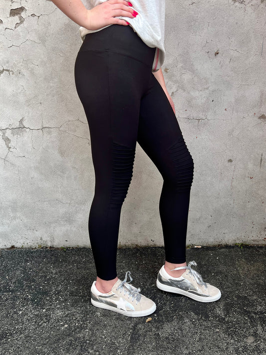 The Londra Moto Leggings