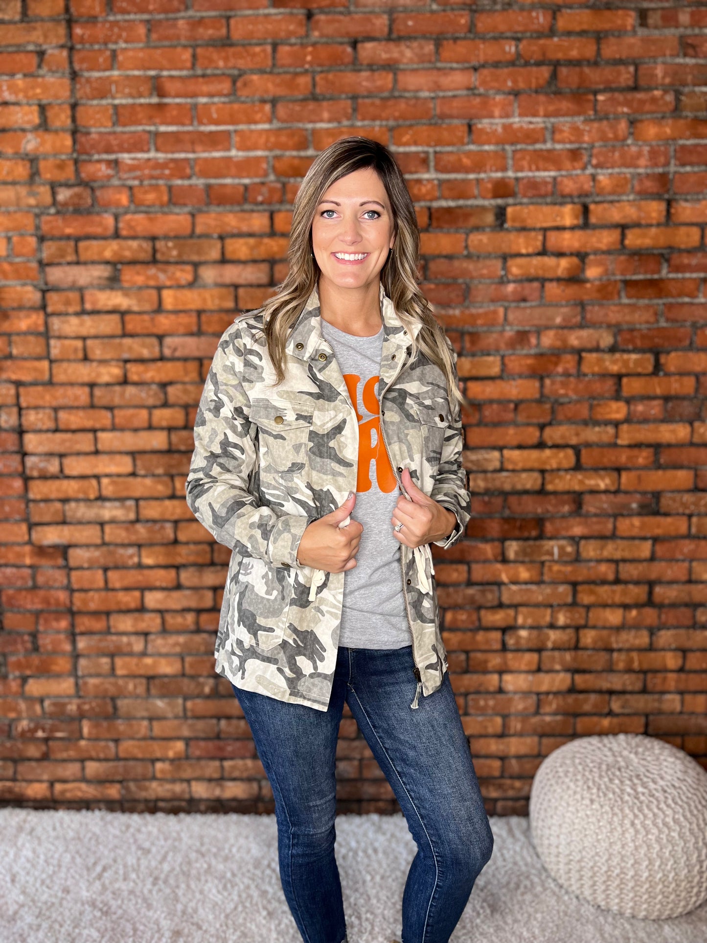 The Kalli Camo Utility Jacket