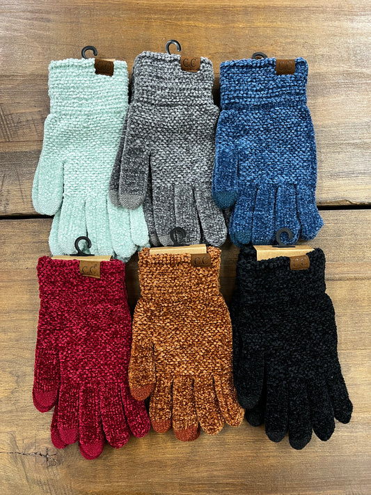 Fuzzy CC Gloves