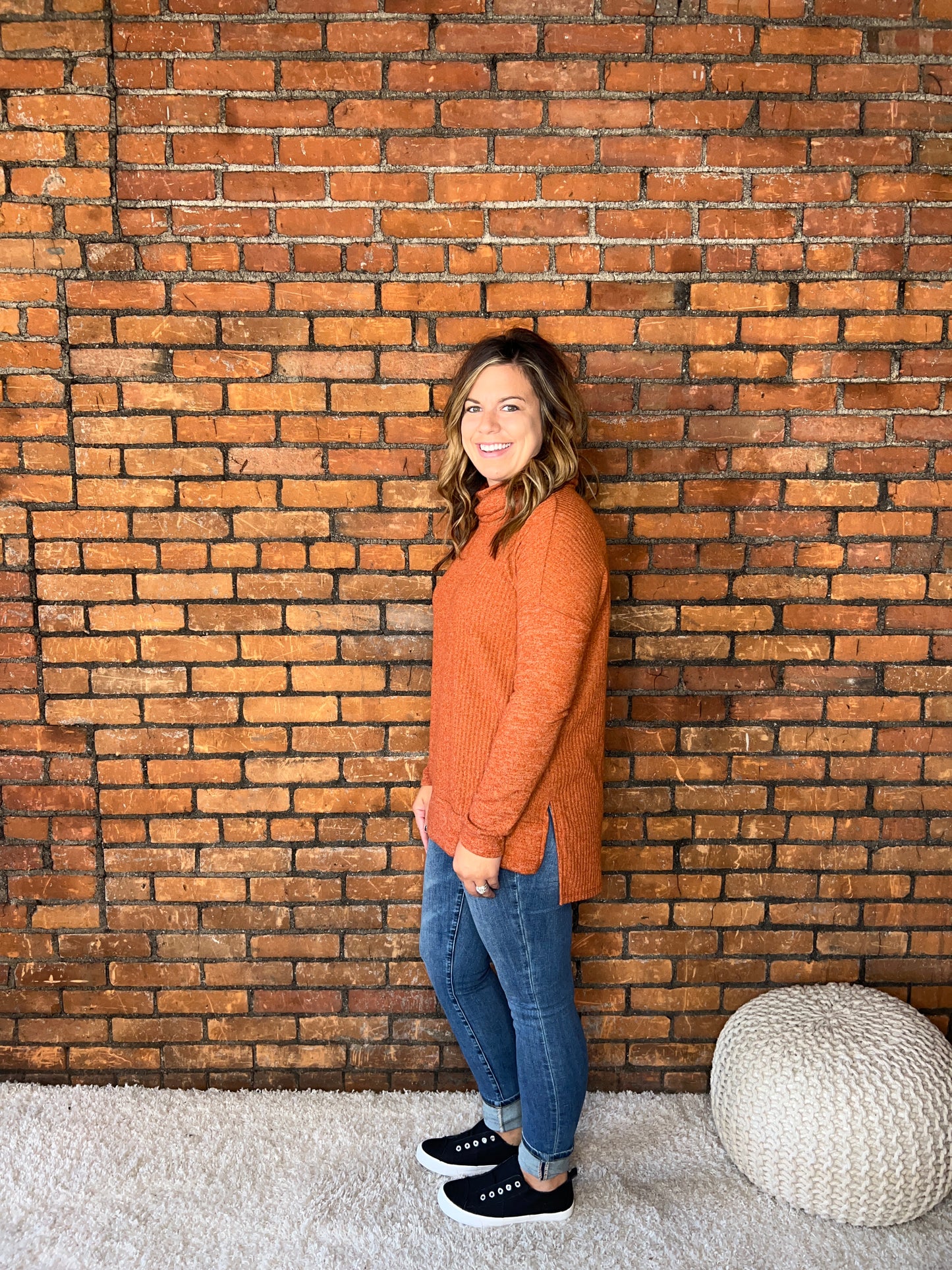 The Lauren Cowl Neck Sweater