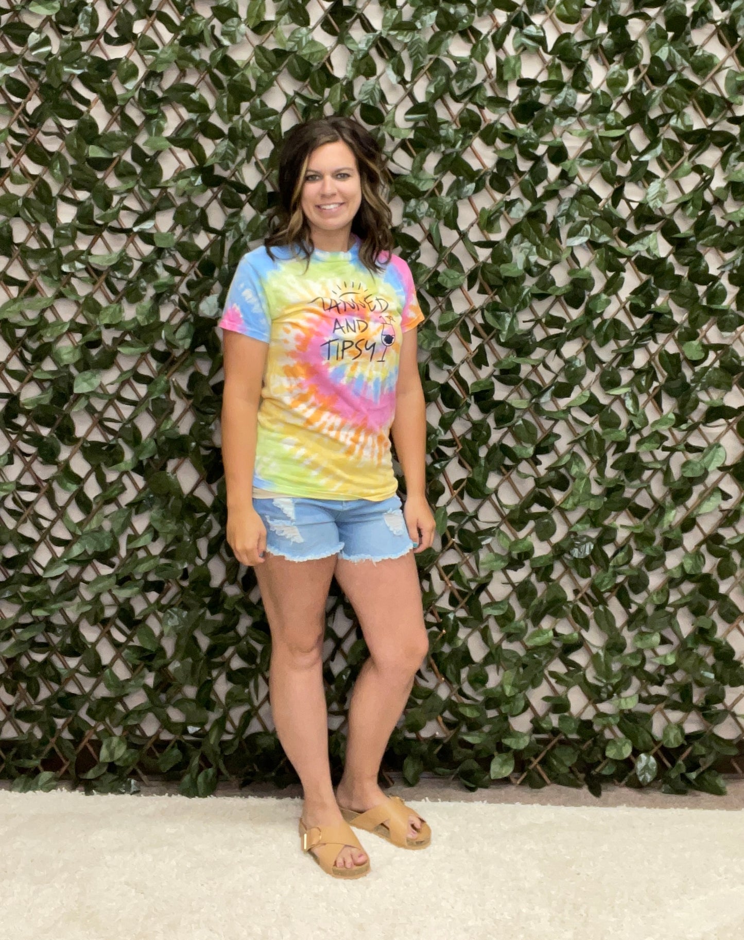 Tanned and Tipsy Graphic Tee