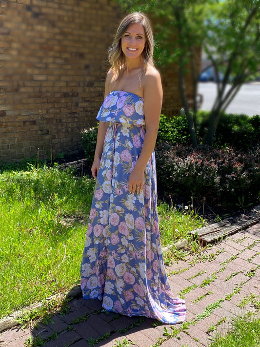 The Ricky Floral Maxi Dress