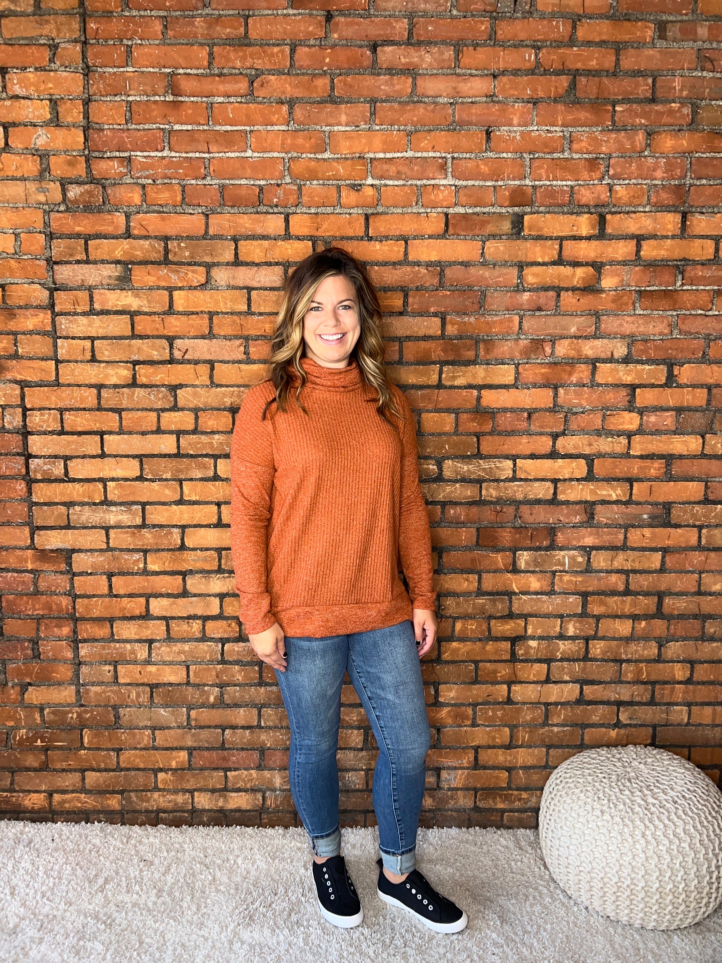 The Lauren Cowl Neck Sweater