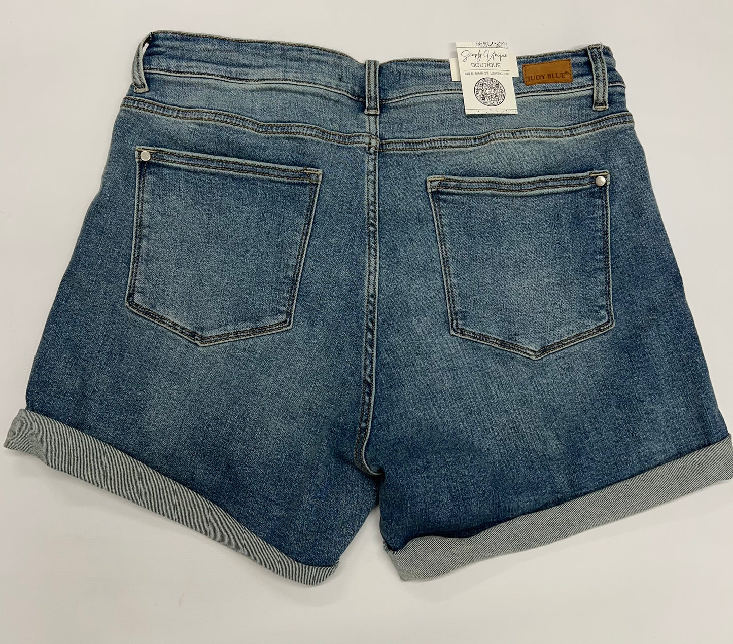 Non Distressed Curvy Judy Blue Shorts