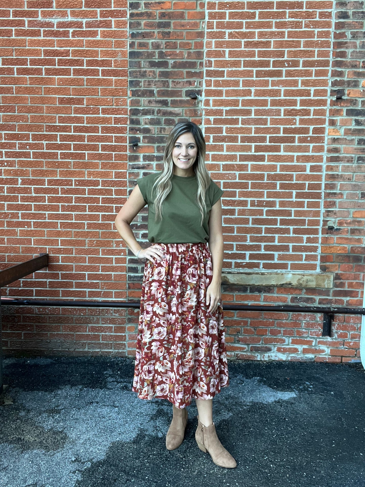 The Willem Floral Skirt