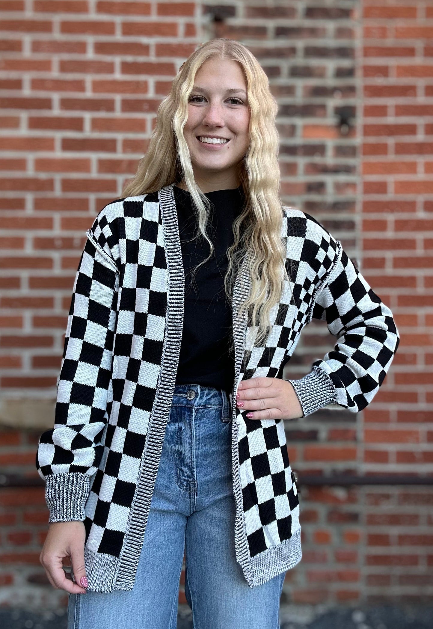 The Rhett Checkered Cardigan
